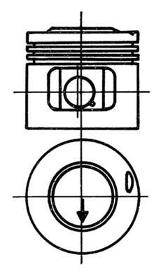  93988630 KOLBENSCHMIDT Поршень