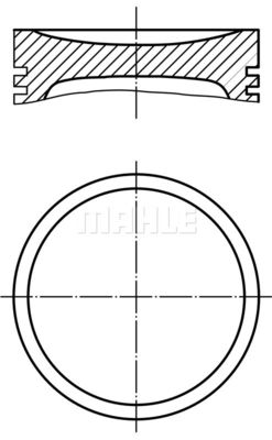  0396400 MAHLE Поршень