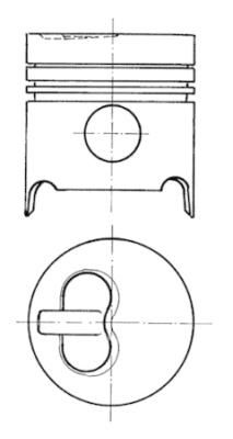  90436600 KOLBENSCHMIDT Поршень