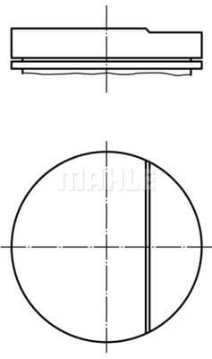  0017500 MAHLE Поршень