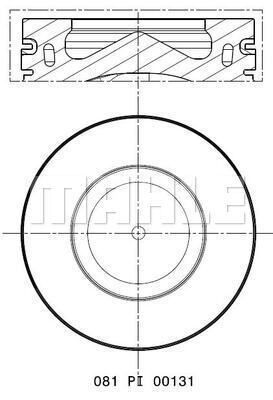  081PI00131001 MAHLE Поршень