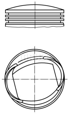  0131802 MAHLE Поршень