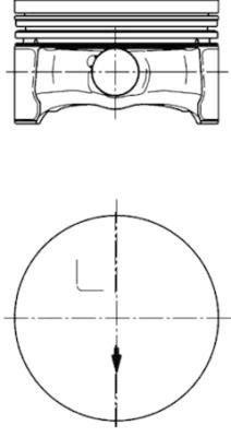  99881600 KOLBENSCHMIDT Поршень