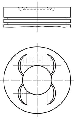  0021202 MAHLE Поршень