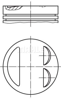  0119700 MAHLE Поршень