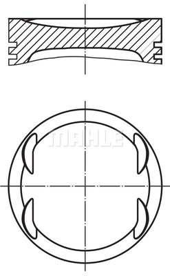  0635701 MAHLE Поршень