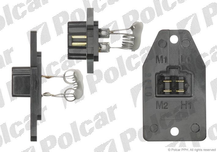  Резистор кондиционера 3809KST2 Polcar 3809KST-2