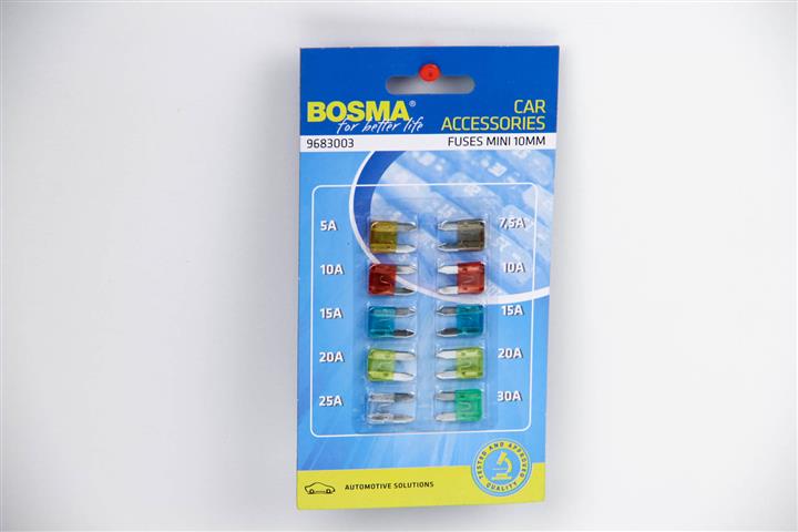  Комплект предохранителей 10 MM к-кт 10 шт 2614 BOSMA 2614