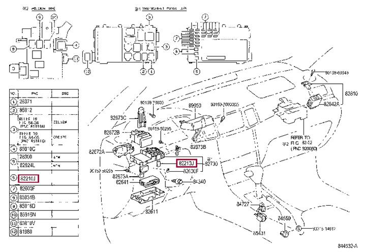  Предохранитель 9098208286 Toyota 90982-08286