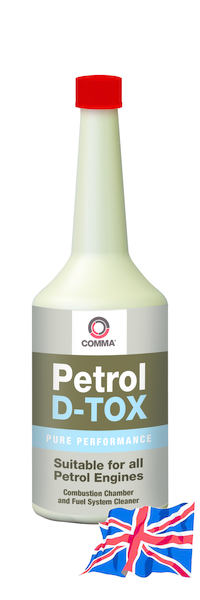  COMMA PETROL D-TOX 400ml комплексная промывка бензиновой топливной системы! 400ml