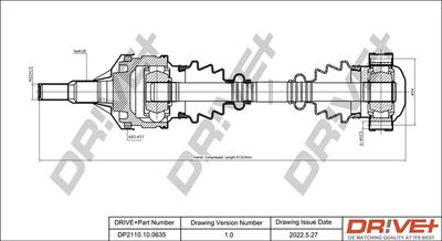  DP2110100635 Dr!ve+ Приводной вал