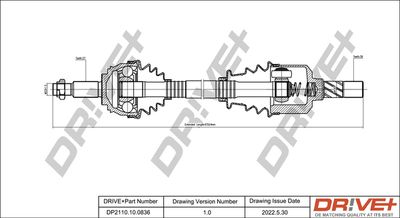  DP2110100836 Dr!ve+ Приводной вал