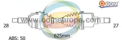  18041661 Multiparts Приводной вал