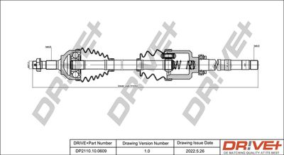  DP2110100609 Dr!ve+ Приводной вал