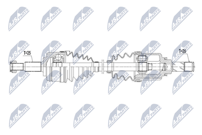  NPWRE109 NTY Приводной вал