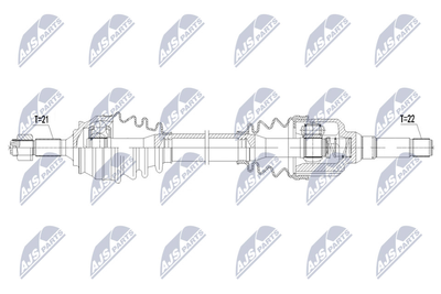  NPWCT095 NTY Приводной вал