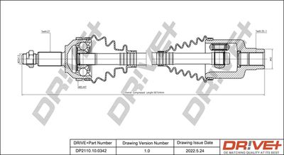  DP2110100342 Dr!ve+ Приводной вал