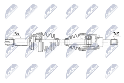  NPWTY141 NTY Приводной вал