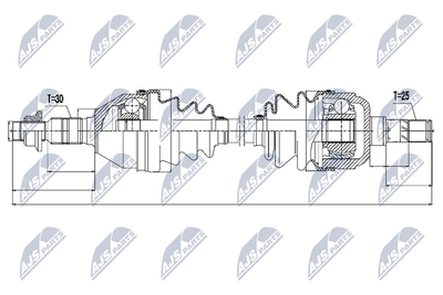  NPWPL031 NTY Приводной вал