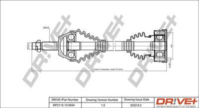  DP2110100934 Dr!ve+ Приводной вал