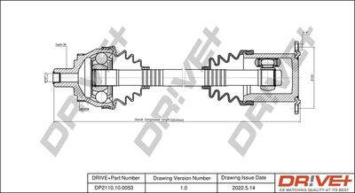  DP2110100053 Dr!ve+ Приводной вал