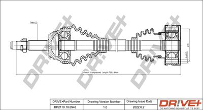  DP2110100946 Dr!ve+ Приводной вал