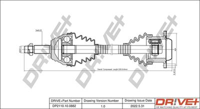  DP2110100882 Dr!ve+ Приводной вал