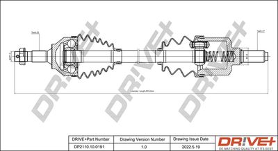  DP2110100191 Dr!ve+ Приводной вал