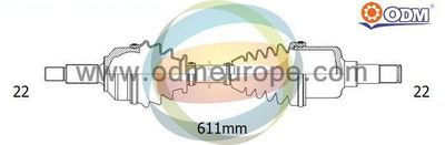  18351010 Multiparts Приводной вал