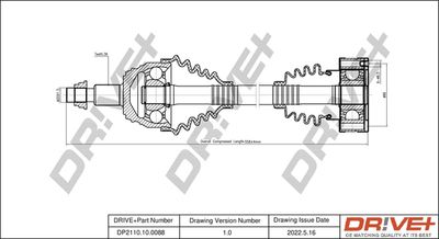  DP2110100088 Dr!ve+ Приводной вал