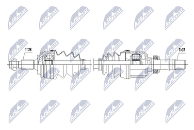  NPWPE073 NTY Приводной вал