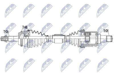  NPWTY172 NTY Приводной вал