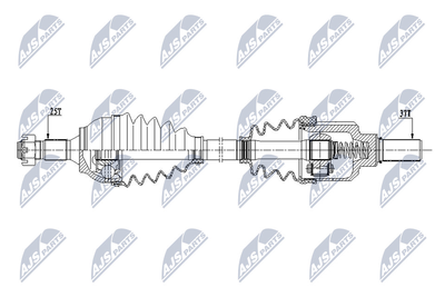  NPWCT077 NTY Приводной вал