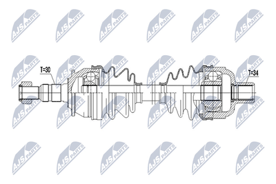  NPWPL083 NTY Приводной вал