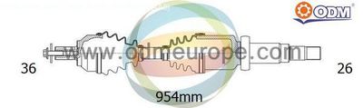  18152730 Multiparts Приводной вал