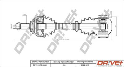  DP2110100006 Dr!ve+ Приводной вал