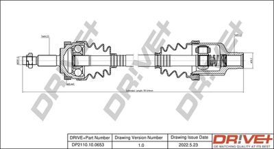  DP2110100653 Dr!ve+ Приводной вал