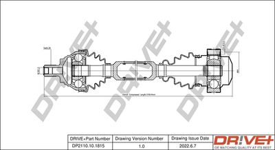  DP2110101815 Dr!ve+ Приводной вал