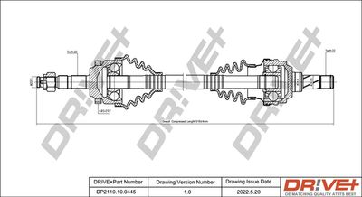  DP2110100445 Dr!ve+ Приводной вал