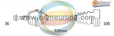  18211540 Multiparts Приводной вал