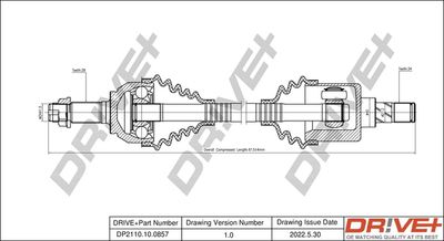  DP2110100857 Dr!ve+ Приводной вал