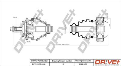  DP2110100958 Dr!ve+ Приводной вал