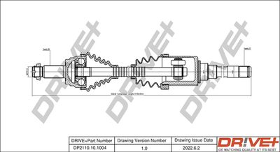  DP2110101004 Dr!ve+ Приводной вал