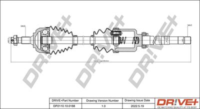  DP2110100188 Dr!ve+ Приводной вал