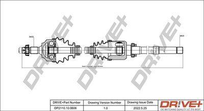  DP2110100606 Dr!ve+ Приводной вал