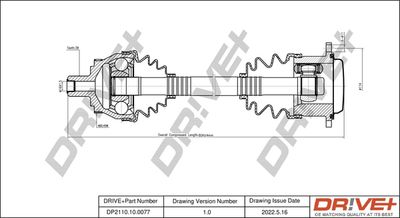  DP2110100077 Dr!ve+ Приводной вал