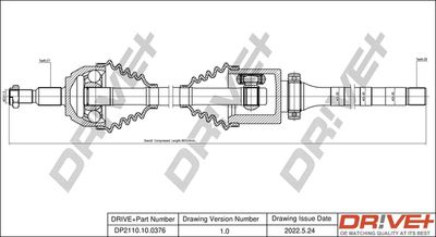  DP2110100376 Dr!ve+ Приводной вал