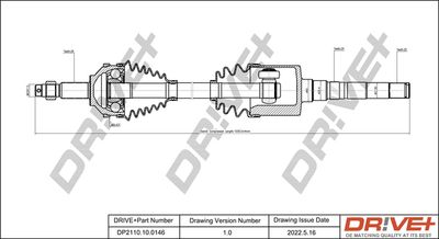  DP2110100146 Dr!ve+ Приводной вал