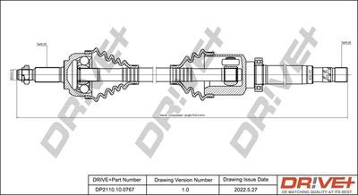  DP2110100767 Dr!ve+ Приводной вал