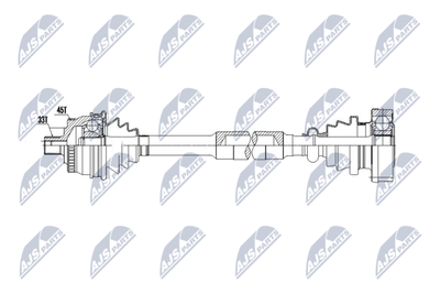  NPWAU042 NTY Приводной вал
